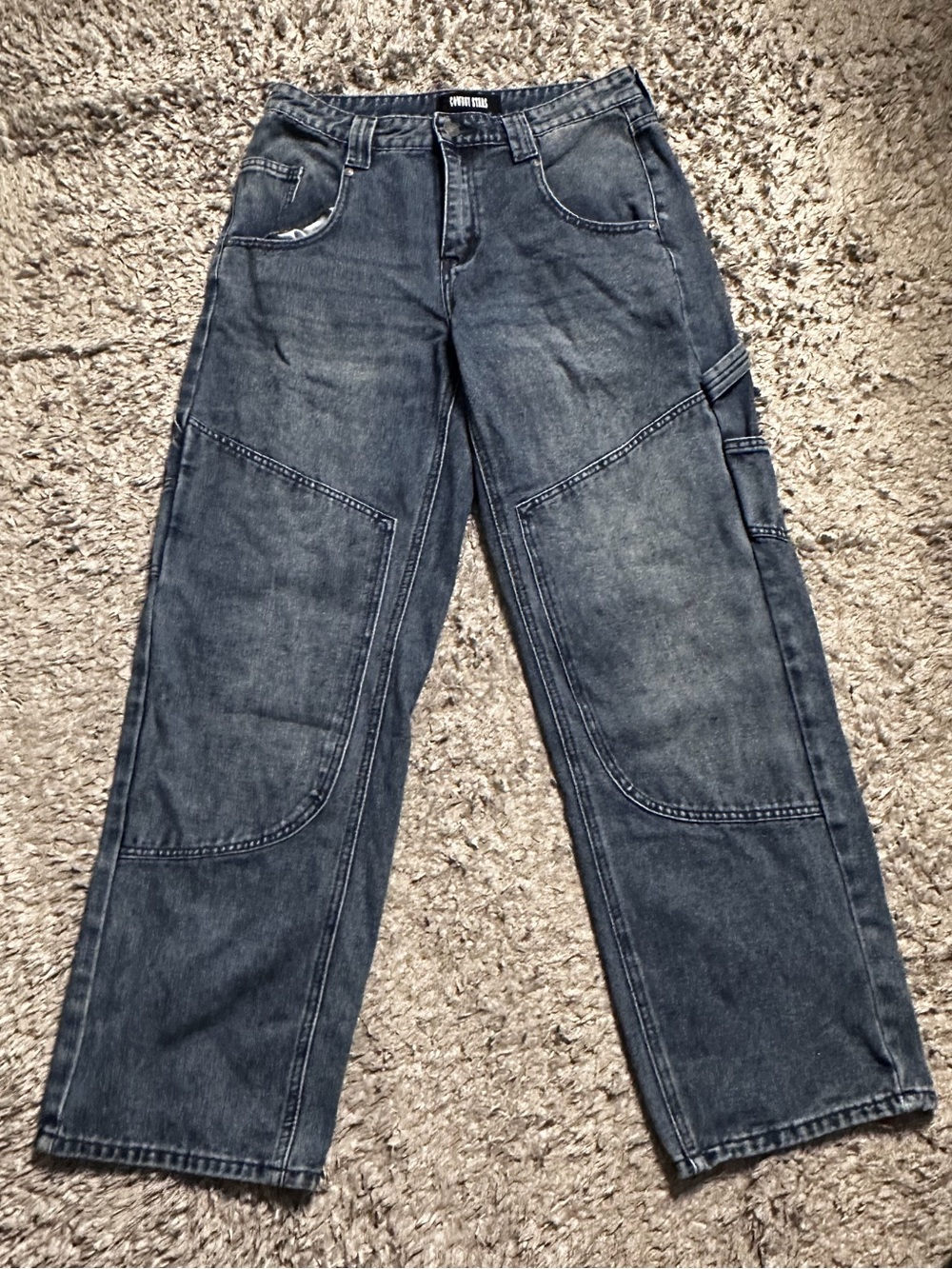 Cowboy Stars Double Knee Carpenter Jeans 32x30